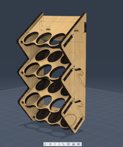 Alternative view of Aerosooli purkide ja tööriistade modulaarne riiul